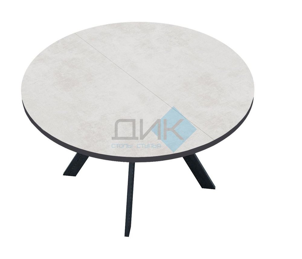 Стол DikLine RD100 опоры чёрные