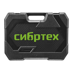 Набор инструментов, 1/2", 3/8", 1/4", пластиковый кейс 160 предм. Сибртех