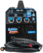 Полуавтомат сварочный SOLARIS MIG-201 230В; MIG/SPOT/FLUX/MMA/TIG (MIG-201)
