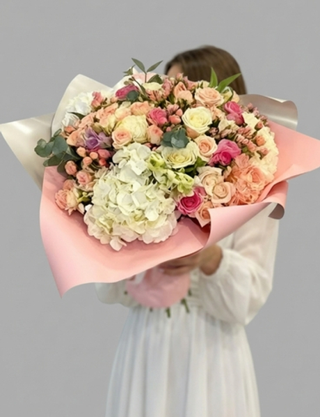 Букет с розами Аромат лета