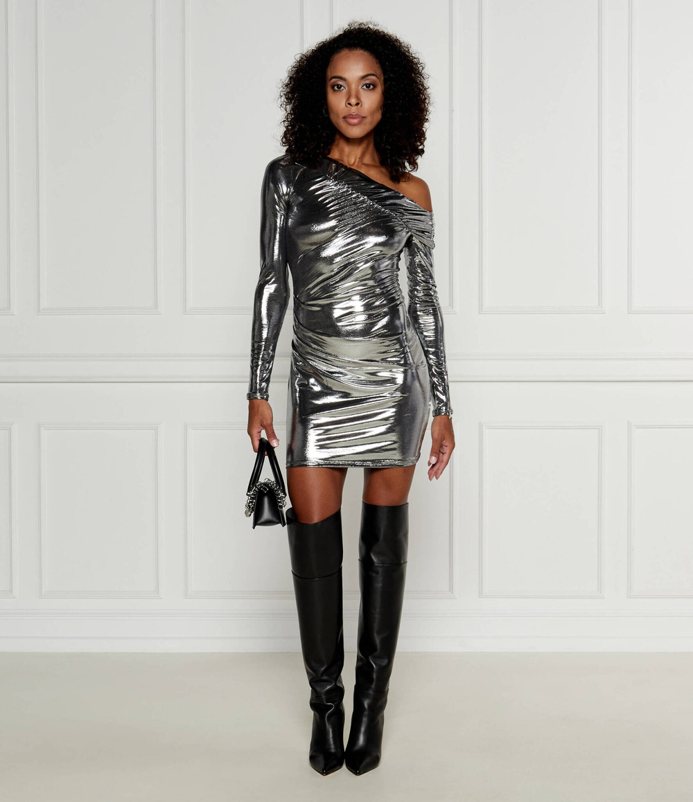 Платье Patrizia Pepe - серебряный(8A1340 J016)