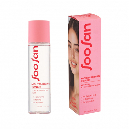 SOOSAN Moisturizing Toner with Lily & Hyaluronic Acid Увлажняющий тонер с экстрактом лилии и гиалуроновой кислотой 150мл