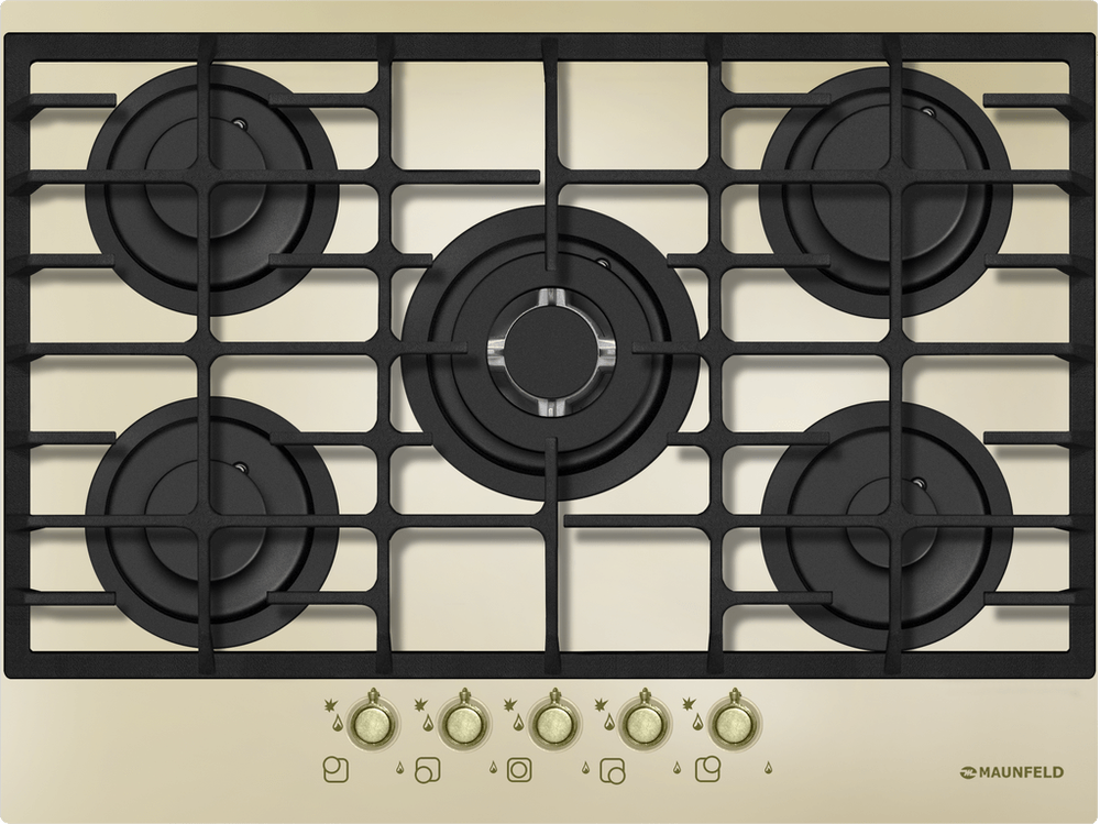 Газовая варочная панель MAUNFELD MGHG.75.13RIB фото 