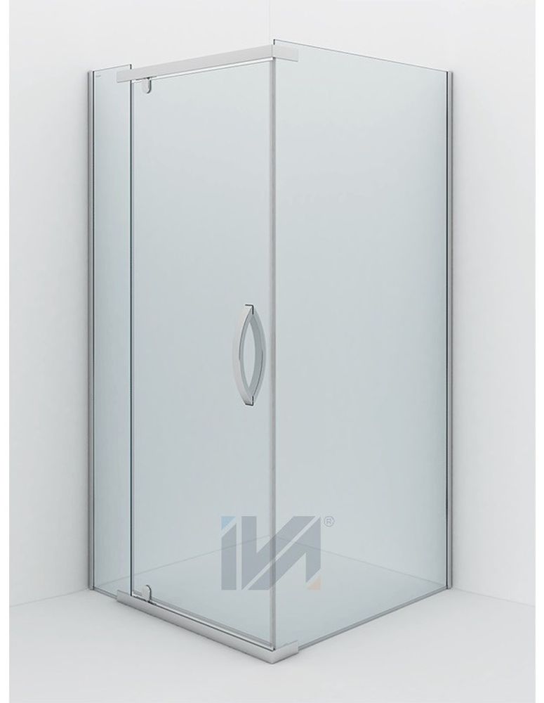 Душевое ограждение IVA E2SS90С  900*900*2000 (без поддона) светлое стекло