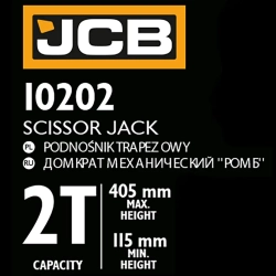 Домкрат механический ''ромб''2т JCB JCB-10202 (GS)