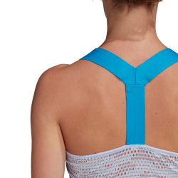 Женский топ теннисный Adidas Y-Tank Primeblue Tank Top Women - easy blue