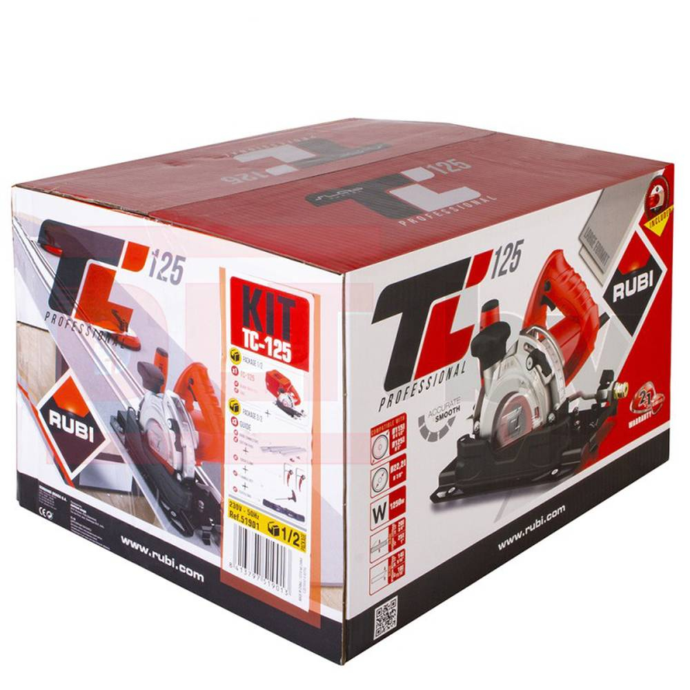 Система резки крупноформатной плитки RUBI TC-125 kit, арт.51909