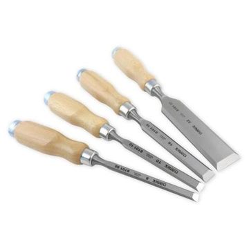 Набор из 4 плоских стамесок Wood Line Profi светлые (8,10,16,32) Narex 863110