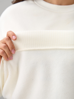 Толстовка Кис-090/экрю-п