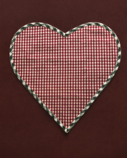 ZARA HOME СЕРВИРОВОЧНАЯ САЛФЕТКА «СЕРДЕЧКО», КРАСНЫЙ