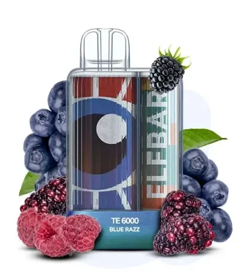 Elf Bar TE6000 - Blue Razz (5% nic)