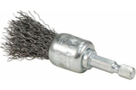 Щетка проволочная кистевая (d19 мм, толщ. проволоки 0.3 мм, гофрированная, металл, 1/4") Makita D-76526