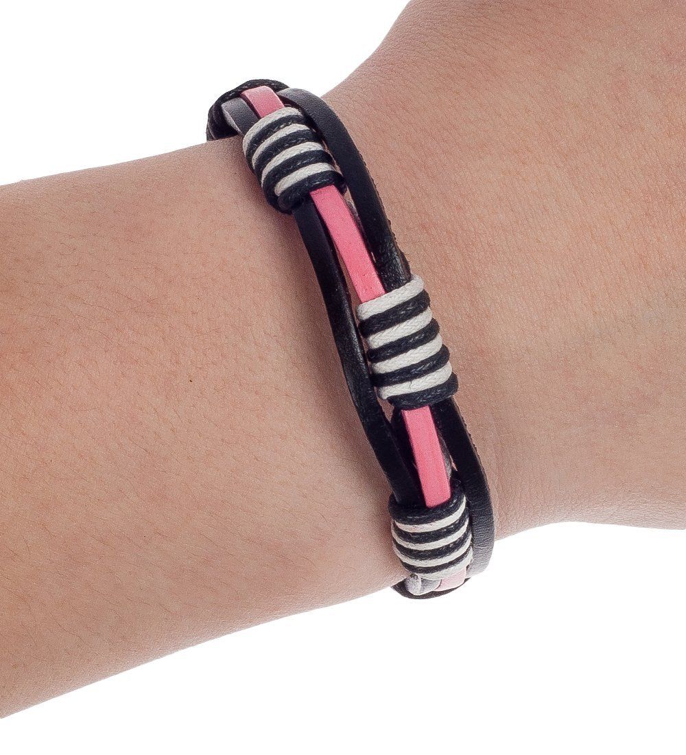 Y-BKB014 Браслет цветной нат.кожа