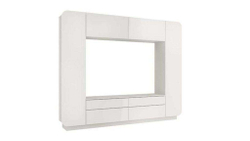 Стенка Лаванда-2 белый/белый глянец