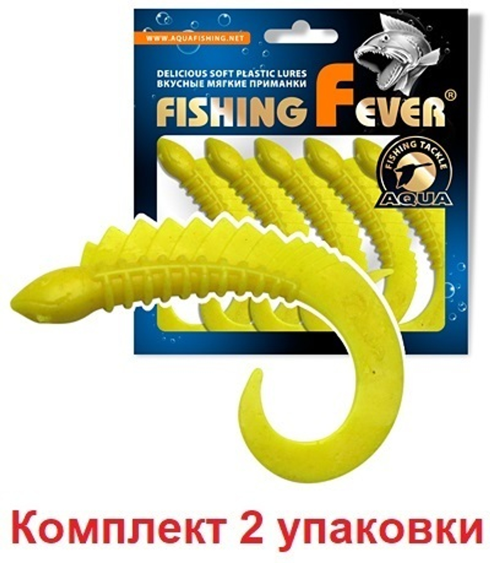 Мягкая приманка твистер FishingFever 6,5cm,2,5g,2 уп по 5 шт
