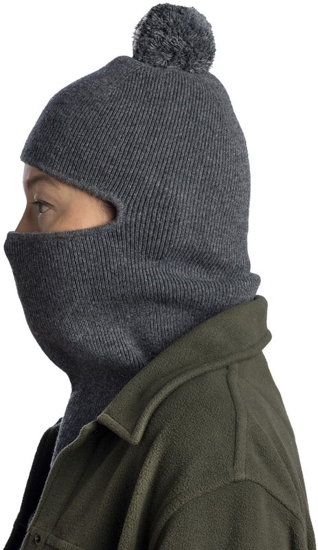 Балаклава вязаная Buff Knitted Balaclava Nilan Grey Htr Фото 7