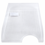 Лоток горизонтальный для бумаг BRAUBERG «Standard», 350×253×65 мм, прозрачный.