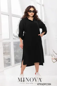 Платье 2384-черный Minova