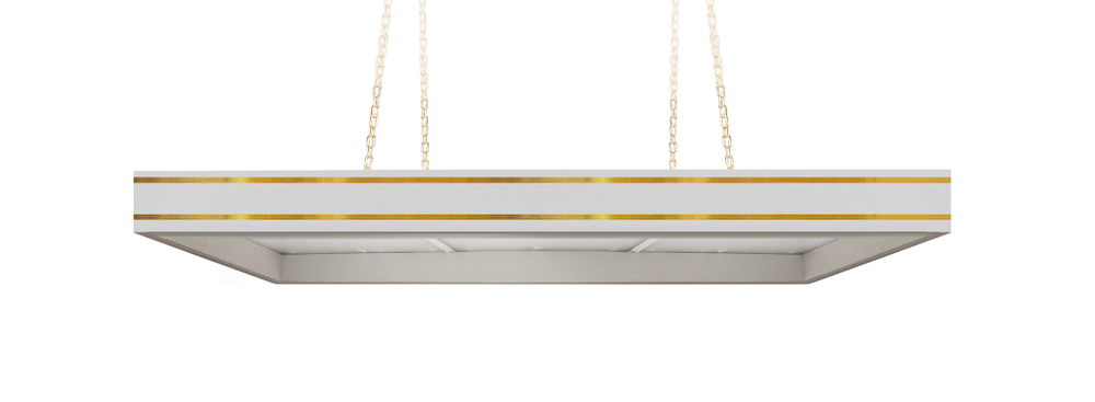 Лампа Neo 3 секции ЛДСП (серый (ЛДСП),фурнитура золото)