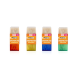 ЗУБОЧИСТКИ ДЕРЕВЯННЫЕ PATERRA  В ПЛАСТИКОВОЙ БАНОЧКЕ 6СМХ2ММ PATER 401-782 100ШТ