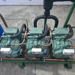ЦХМ на базе Bitzer 4DES-5Y-40S (Зеленый 3 агрегата)