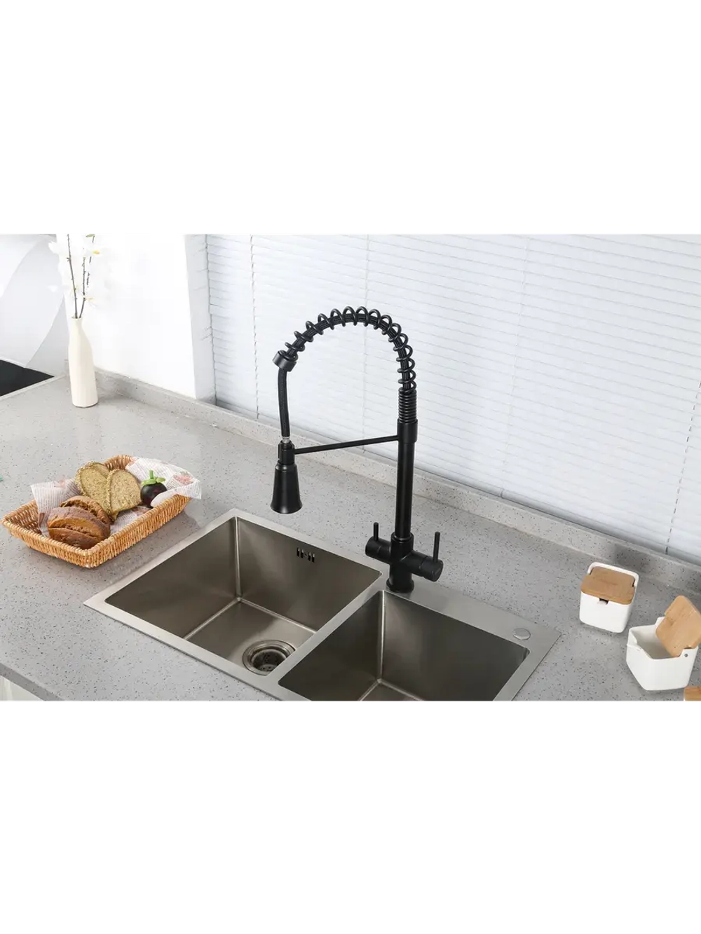 Смеситель для кухни с подключением к фильтру Gappo G4398-66