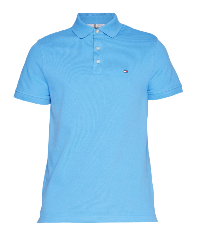 Мужское теннисное поло Tommy Hilfiger 1985 Regular Polo - blue spell