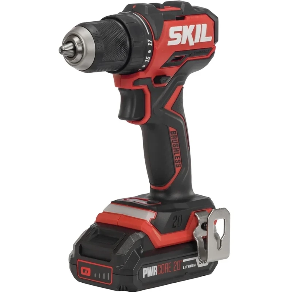 SKIL DL6293 аккумуляторная дрель-шуруповерт с аккумуляторным винтовертом ID6739, ЗУ SC0060 (60W), АКБ BY5197 (2 Ач), АКБ BY5196 (4 Ач) и сумкой в комплекте 9-1-034