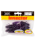 Виброхвосты съедобные искусственные LJ Pro Series INSECTOR 2,8in (07.00)/T65 8 шт. в упак.