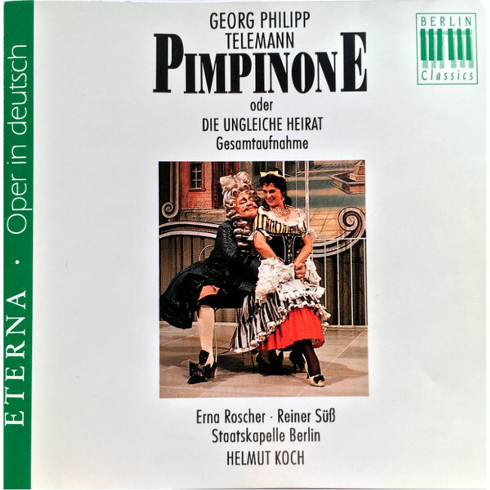 Erna Roscher, Reiner Zus, Staatskapelle Berlin, Helmut Koch / Georg Philipp Telemann: Pimpinone Oder Die Ungleiche Heirat (CD)