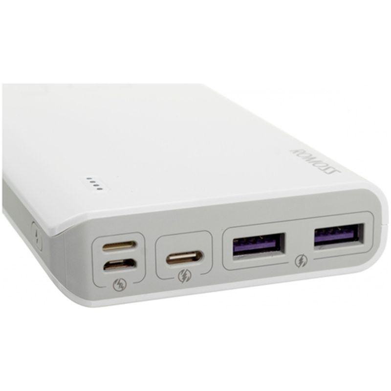 Внешний аккумулятор Romoss Sense 6F 20000mAh 3A PD 4xUSB белый