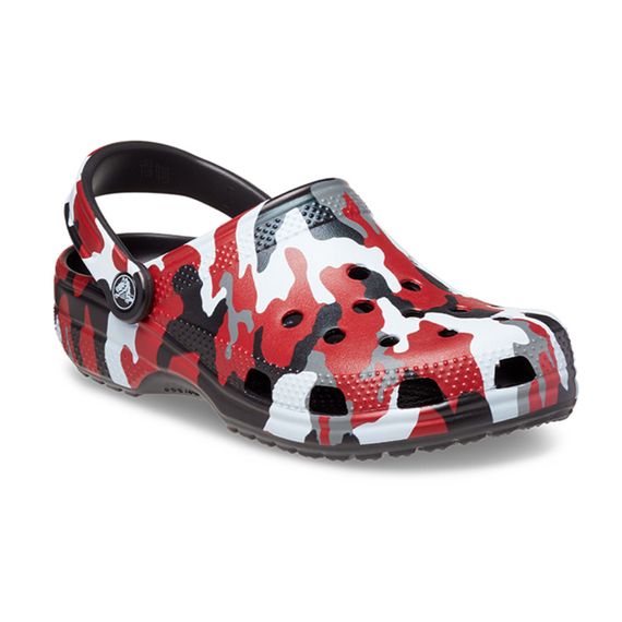Crocs Classic Printed Camo 'Black Red'