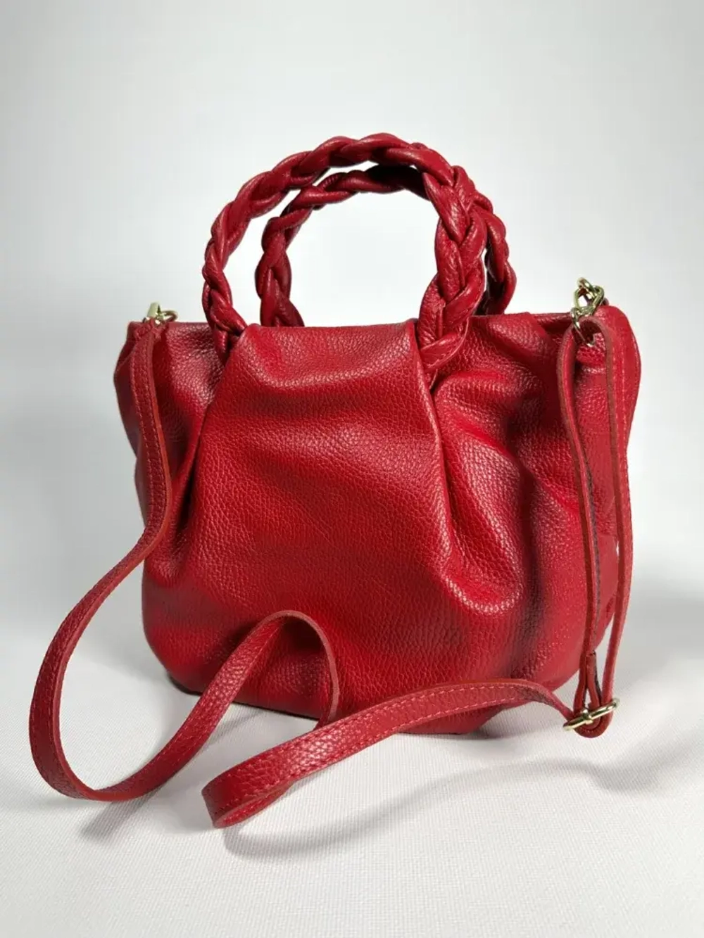 Женская красная сумка Penna Codino Rosso