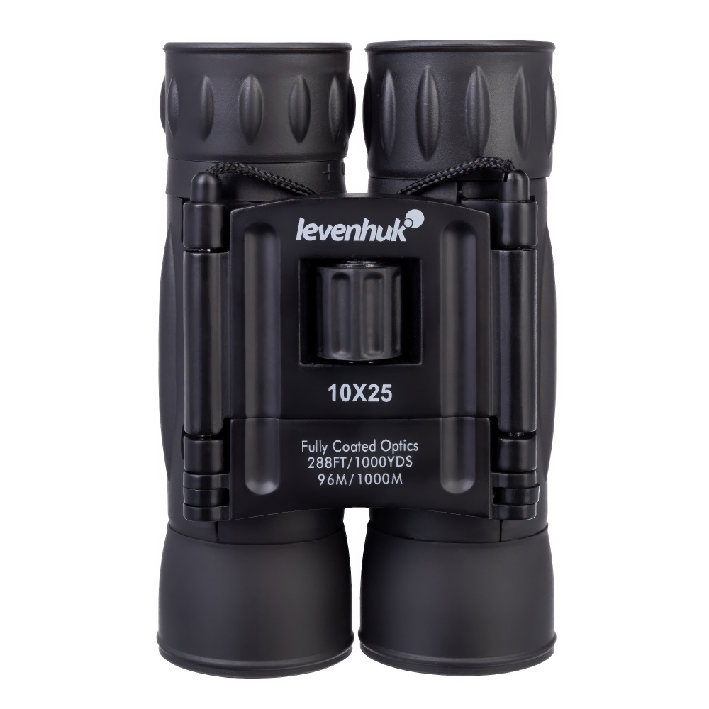 Бинокль Levenhuk Atom 10x25 - Оптика из стекла BK-7 с полным просветлением