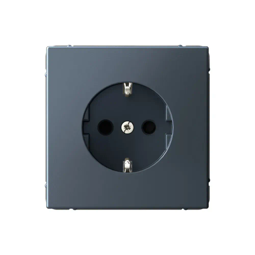 Art Gallery розетка с заземлением со шторками, 16А, механизм, быстрозажим. клем., Грифель