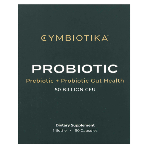 Cymbiotika, Пробиотик, 50 млрд КОЕ, 90 капсул