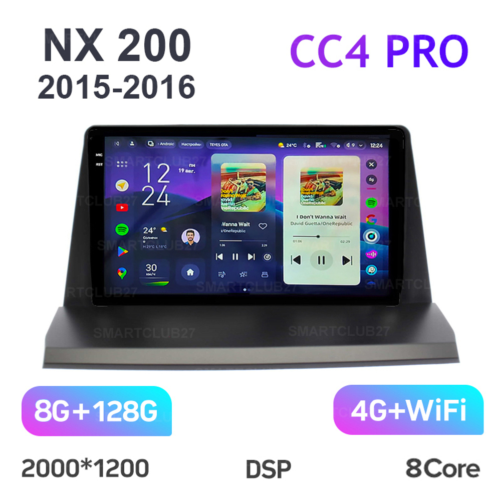 Teyes CC4 Pro 9" для Lexus NX 200 2015-2016