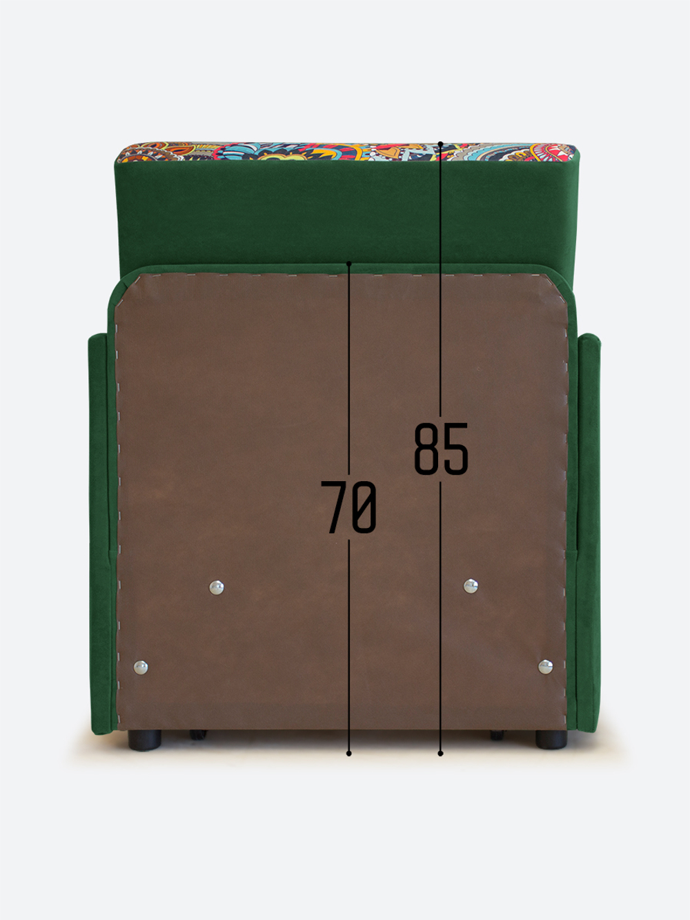 Кресло-кровать "Миник" с подлокотниками, купон Хаски