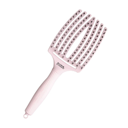 Olivia Garden Щетка для волос Fingerbrush Care Iconic Boar&Nylon Pastel Pink L