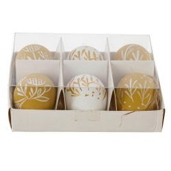 GAEM Набор из 6-ти изделий декоративных подвесных "Яйцо" (3,5*5,5), L15 W13 H5 см