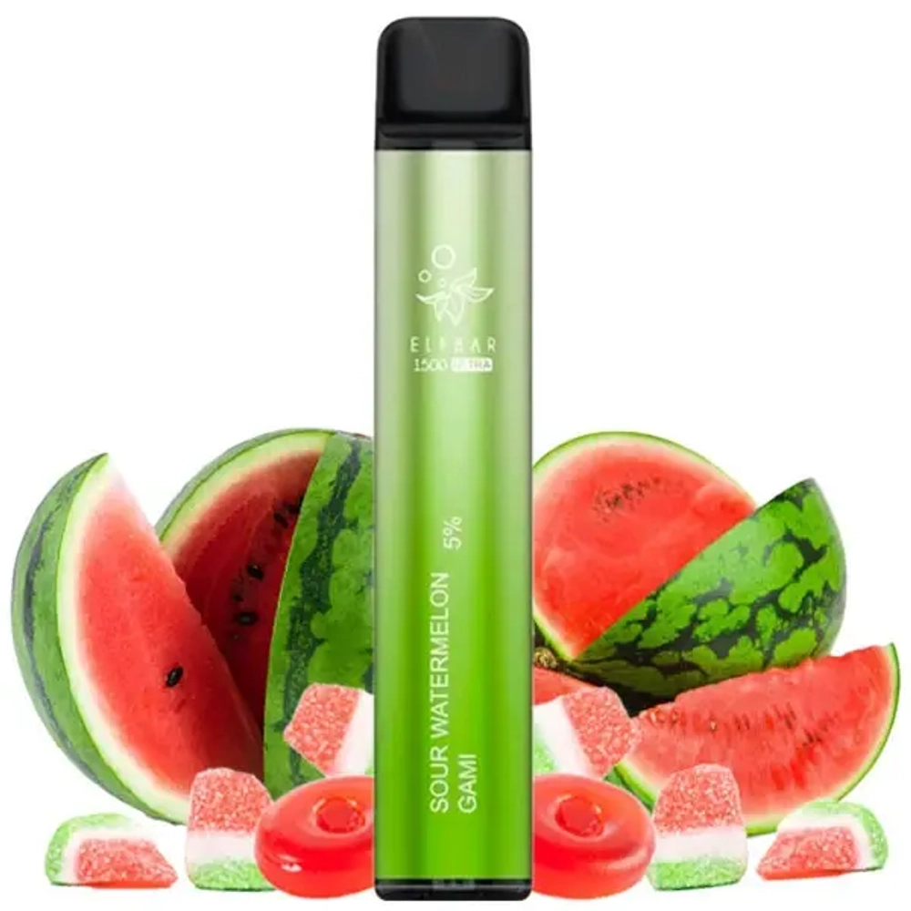 Elf Bar 1500 ULTRA - Sour Watermelon Gami (5% nic)