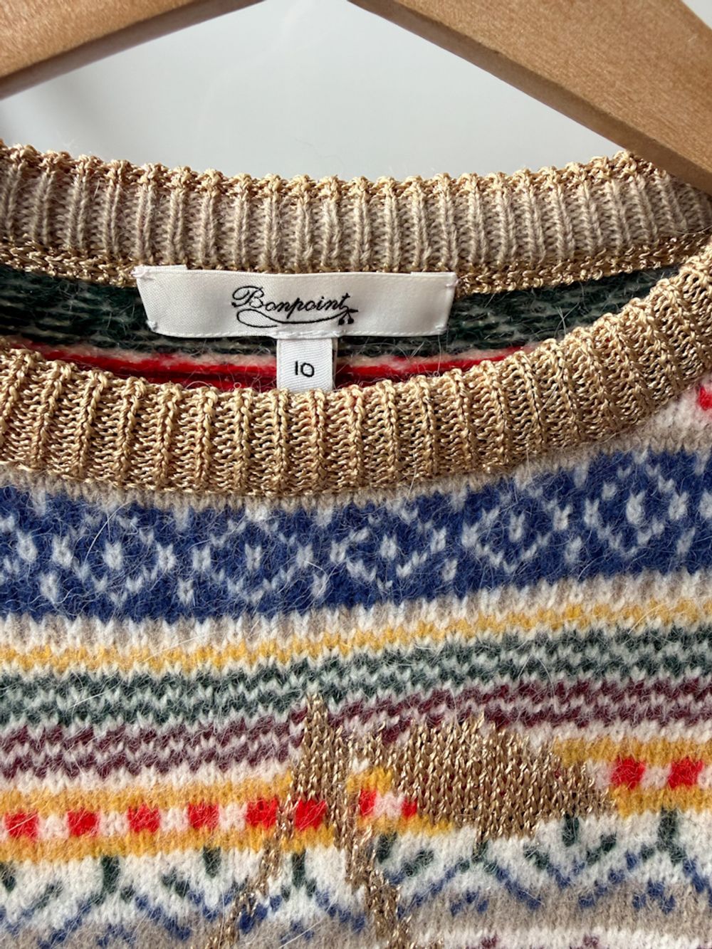 Шерстяной джемпер Bonpoint, 140