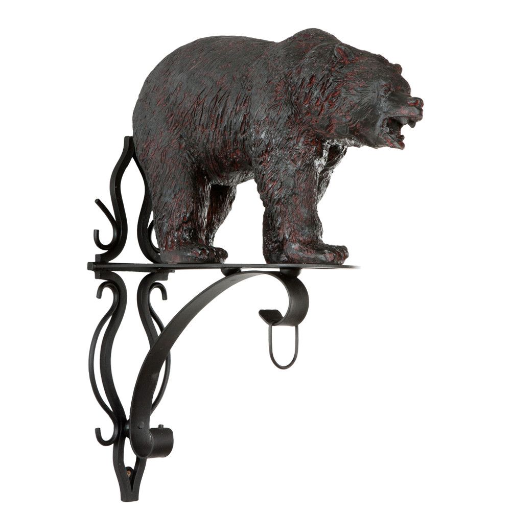 Кронштейн для цветов Медведь Велес Шоколад