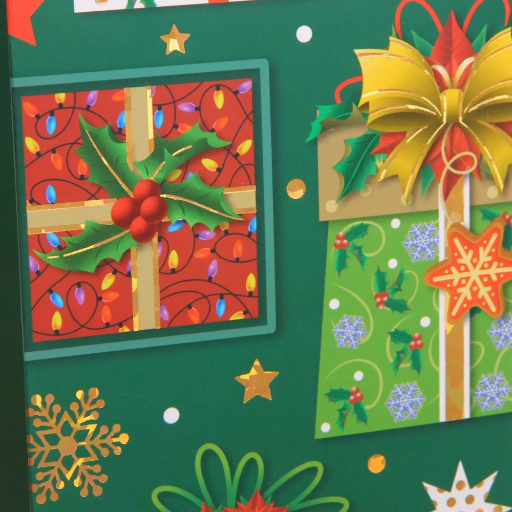 Пакет под бутылку «Волшебство» 11*38*11 см, микс