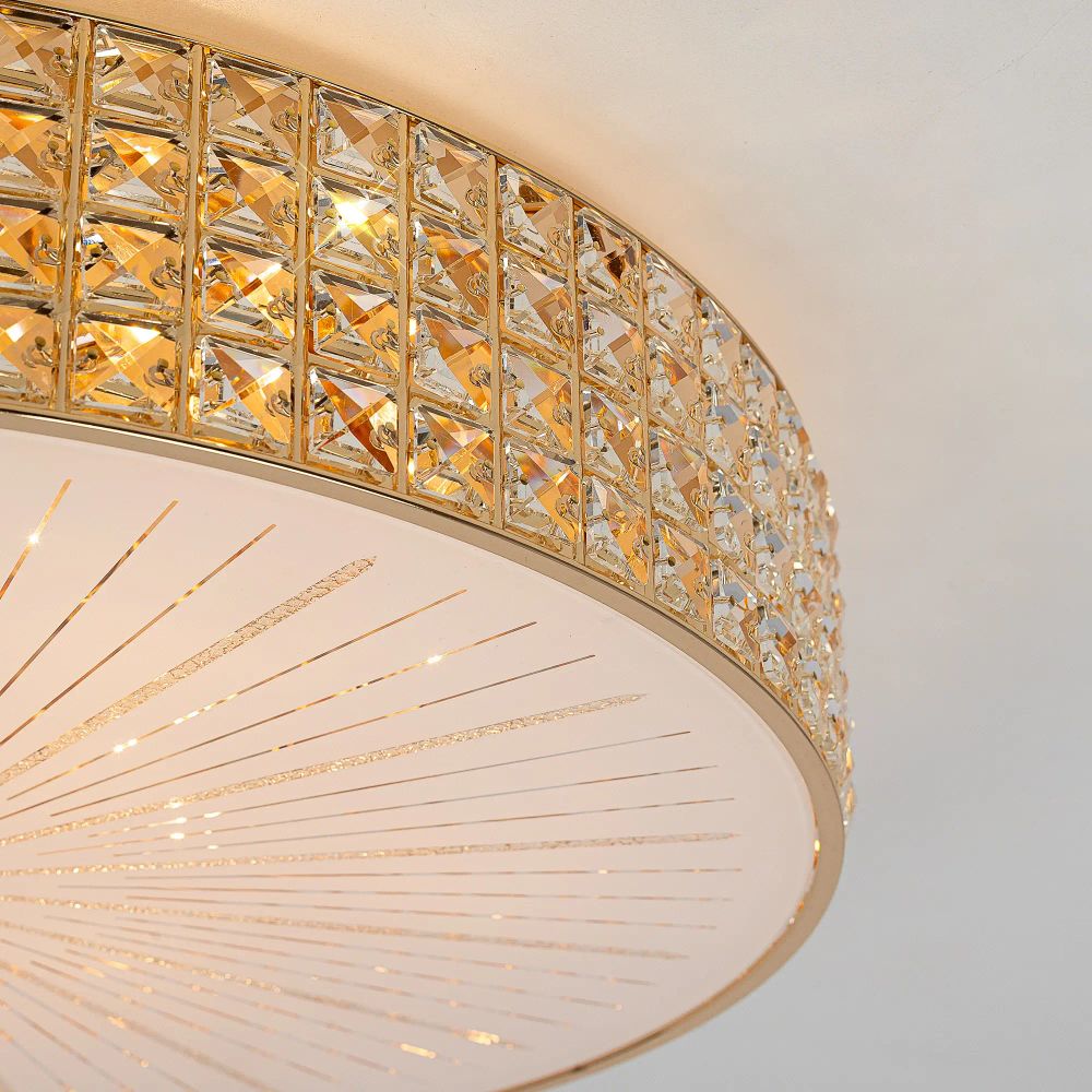 Citilux Портал CL324102 Люстра хрустальная Золото