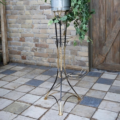 Стойка для цветов напольная "Квадрат" на 3 горшка, металл М0000143