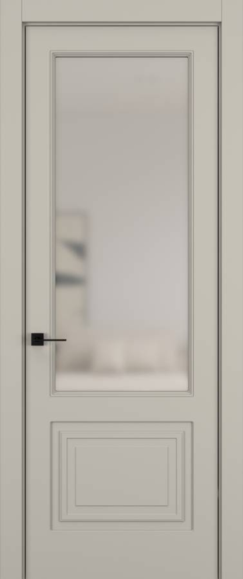 Дверь 02V ELEGANT Матовый Серый шелк