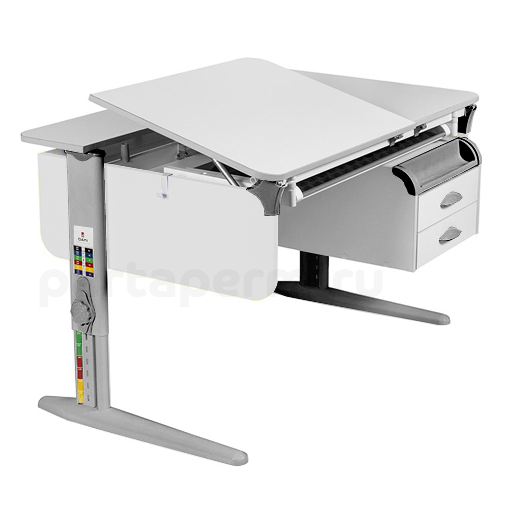 Растущая парта Дэми СУТ 62 с тумбой (1150×750 мм)