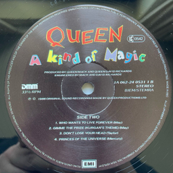 Винтажная виниловая пластинка LP Queen A Kind Of Magic (Нидерланды 1986)