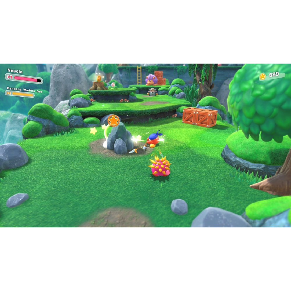 Игра Kirby and the Forgotten Land Nintendo Switch 2 Edition + Star-Crossed World (Английская версия) для Nintendo Switch 2